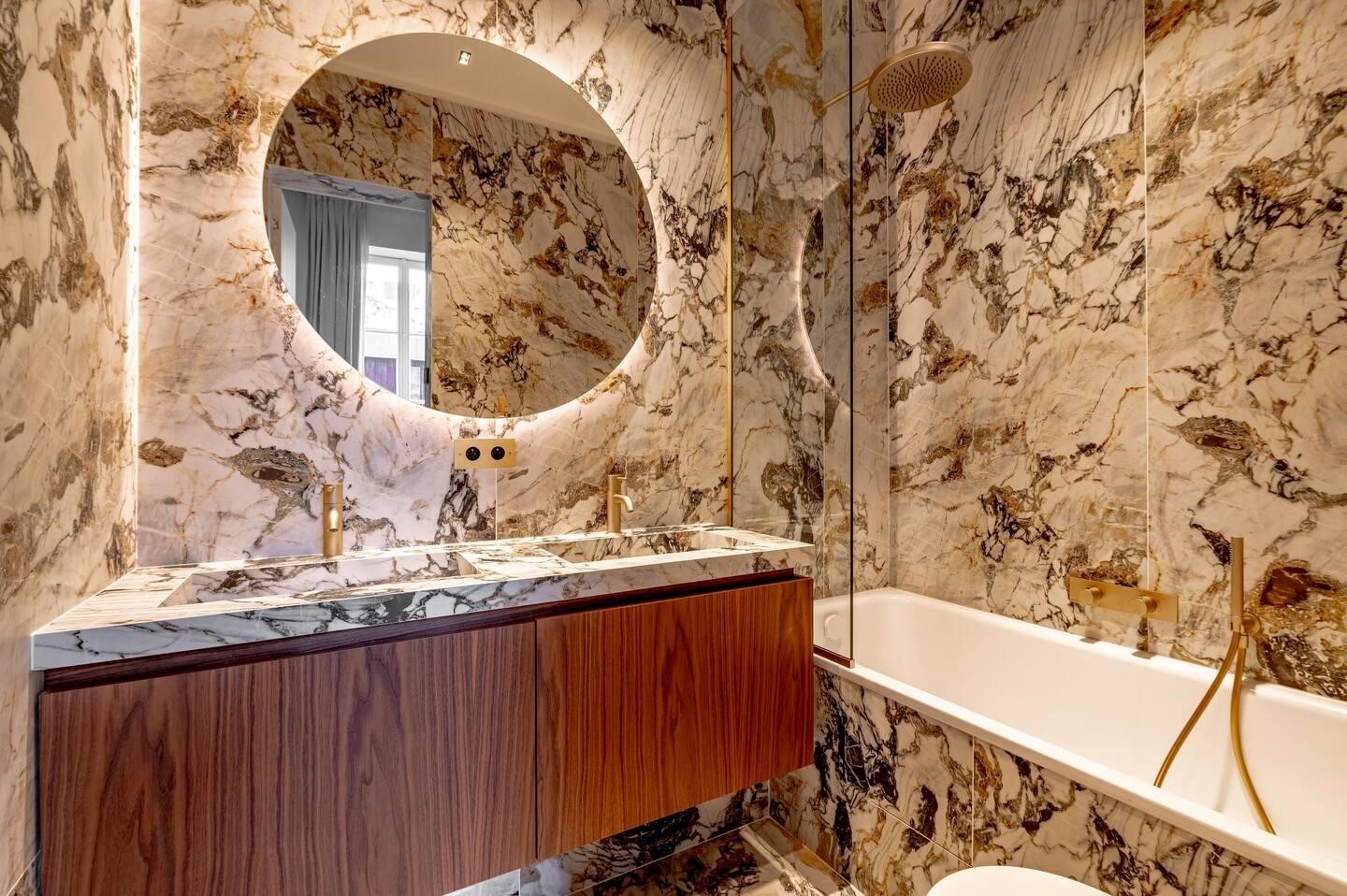 Projet Rambuteau — Salle de bain design, Paris